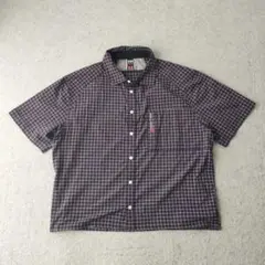 HELLY HANSEN チェック シャツ 短丈 ボックスシルエット