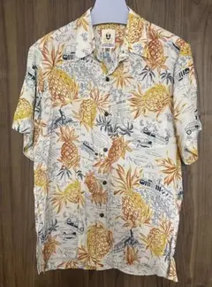 IOLANI Executive アロハシャツ パイナップル　Mサイズ　限定廃盤