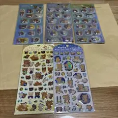 リラックマ　シール　5枚