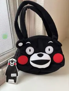 [4:00までSALE][未使用]くまモン顔 ハンドバッグ