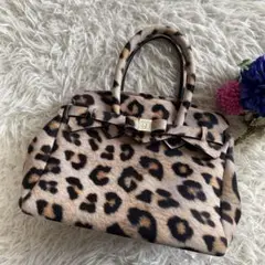 SAVE MY BAG ヒョウ柄　ビジネスバッグ　ハンドバッグ　レオパード