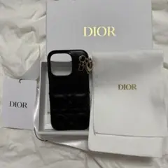 美品✨ Lady Dior iPhone 16pro ケース　ブラック