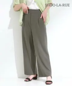 【新品♡未使用】【SHOO-LA-RUE】 　　グレー　ワイドパンツ　Mサイズ
