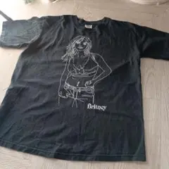 非売品海外アーティストBritney 女性イラスト Tシャツ Mサイズ