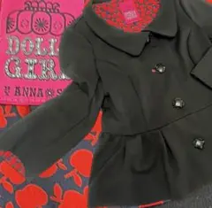 DOLLY GIRL by ANNA SUI ペプラムジャケット　Sサイズ　黒