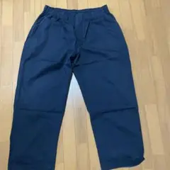 ライオン堂ネイビー ワイドイージーチノパンツ 5L