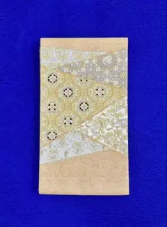 明綴れ　切りばめ風 蜀江華文に花喰い鳥模様 高級袋帯　正絹　金通　新品仕立