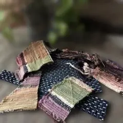 刺し子と裂織/藍染/襤褸