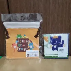 【新品未開封品】巾着、ハンカチタオル
