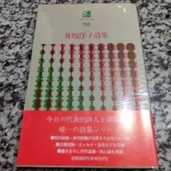 井坂洋子詩集　本　エッセイ　主要詩論　自伝　昭和レトロ　絶版希少　新選現代詩文庫