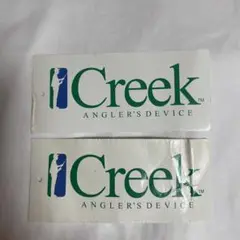 Creek Angler's Device ステッカー タグ 2枚