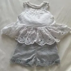 ベビーギャップ　ロンパース　パンツセット