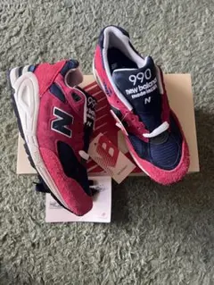 新品 New Balance M990AD2 24.5 レザースニーカー UK6