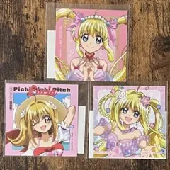 まるくじ ぴちぴちピッチ 特典ステッカー【るちあ】3種セット