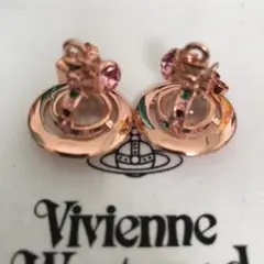 ヴィヴィアン ピアス タイニーオーブ ピンクゴールド