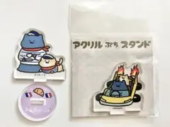 お文具といっしょ　アクリルスタンド　猫さん＆子猫さんセット　ワールドツアー