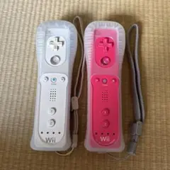 Wiiリモコン ホワイト ピンク セット