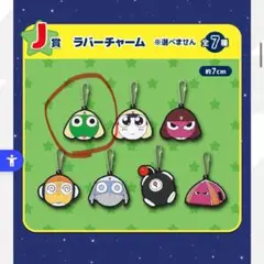 ラバーチャーム ケロロ軍曹　一番くじ