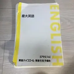東進ハイスクールテキスト　慶大英語　慶應義塾大学英語　 太庸吉 東進ハイスクールテキスト 慶大英語 慶應義塾大学英語 太庸吉