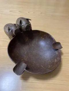 豚型ココナッツシェルボウル
