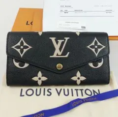 極美品 ルイヴィトン ポルトフォイユサラ 二つ折り長財布 財布 レザー