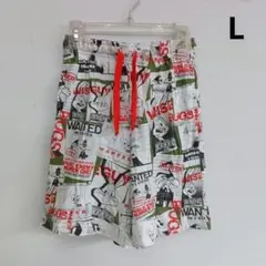 ルーニー テューンズ LooneyTunes ショ一ト パンツ ルームウェア L