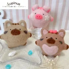 【J】 手のりシリーズ ｜ プーちゃんズ セット　ハンドメイド　羊毛フェルト