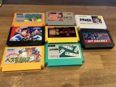 【ファミコンソフト８本セット・任天堂・ファミコン】