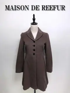 827 メゾンドリーファー カシミヤ18% チェスターコート 36