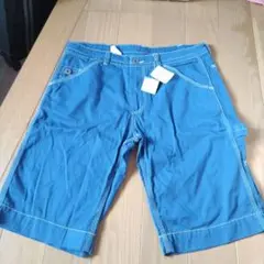 新品タグ付き 青 ショートパンツ