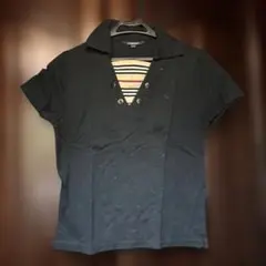 Burberry ブラック ポロシャツ 160A