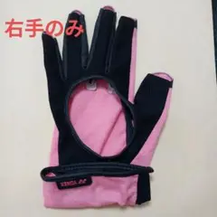 YONEX バドミントングローブ ピンク/ブラック Ｌサイズ 穴開きタイプ