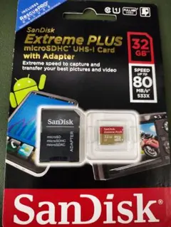 SanDisk Extreme PLUS マイクロSDカード 32GB