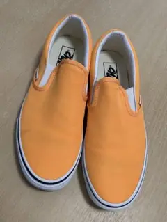 美品　バンズ　スリッポン　蛍光オレンジ