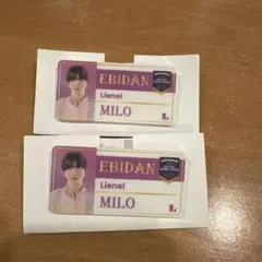 エビライ　バッジ　ミロ　2個セット