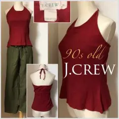 アメリカ製 old jcrew ホルターネック タンクトップ