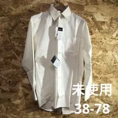 【 7202番】ワイシャツ 未使用 38-78 メンズM 薄いイエロー