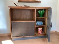 70s80s 什器 vintage シェルフ 収納棚 キャビネット 飾り棚