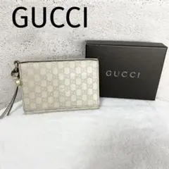 GUCCI グッチ カードケース 名刺入れ マイクロシマ シマ レザー 本革