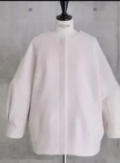 エムドット em.emdot コクーンミディコート ピンク