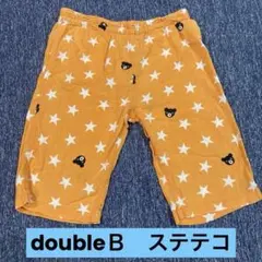 DOUBLE.B 星柄クマ刺繍 半ズボン M