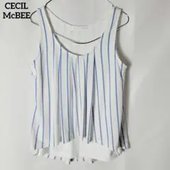 『CECIL McBEE』セシルマクビー (M) ストライプ タンクトップ