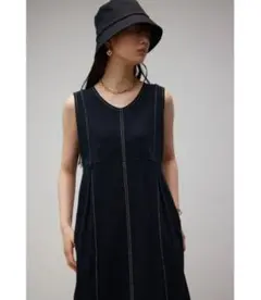 AZUL BY MOUSSY 美品 ノースリーブ ブラック ワンピース