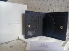 値下げメゾンマルジェラ Maison Margiela財布 二つ折り財布ブラック