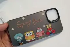 新品　アイフォン 携帯ケース　iPhone15　スポンジボブ