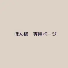 【ぽん様 専用です】