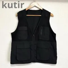 ☆kutir☆クティール 　フィッシングベスト　ブラック