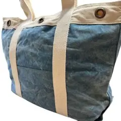 cargo it★美品 デニムトートバッグ ブルー 大容量