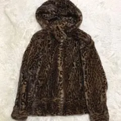 美品 ジャンフランコフェレ ミンク リアルファー レオパード イタリア製