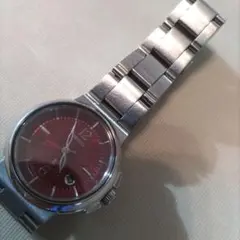 セイコー ルキア　アナログ腕時計　 レッドダイヤル(可動品)